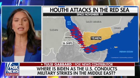 Tulsi Gabbard reacts to the US and UK carrying out airstrikes against the Houthis in Yemen