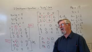 Math 3 Simultaneous Equations 03 Tricky Cases