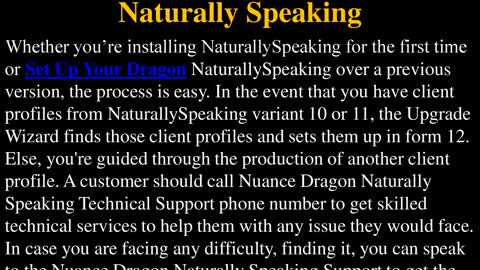 How To Setup Your Dragon Naturally Speaking