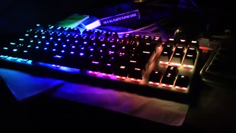 UNBOX HyperX Alloy Origins Core Mechanical Gaming Keyboard (RGB Lights + Tenkeyless Linear Red Keys)