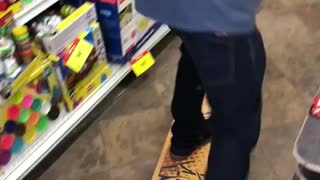 Toy store skating