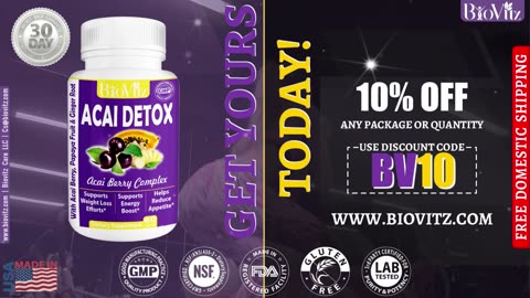 Acai Detox | Acai Berry Complex | Supports Weight Loss