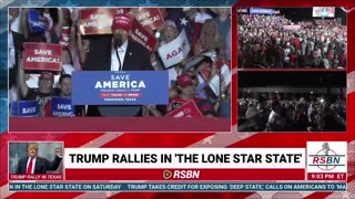 Wow Crowd Sings Star Spangled Banner at Trump Texas Rally 10/22/2022