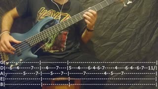 Linkin Park - Numb Bass Cover (Tabs)