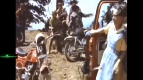 Vintage Yamaha 2 stroke + others featured in Ford commercial.