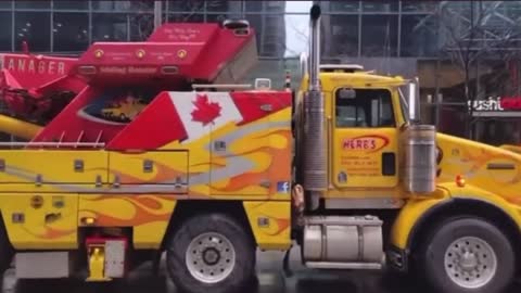 This is absolutely epic: Tow truck drivers arrived in Ottawa and joined the Freedom Convoy