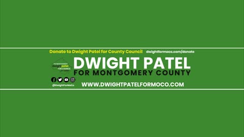 Dwight Patel for MoCo Campaign Kick-Off