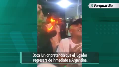 Indignación en Boca por video donde se ve a Edwin Cardona en una fiesta