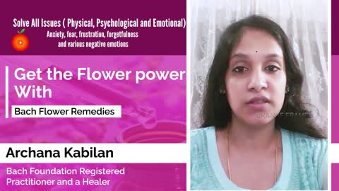 New Therapy Founded To Cure All Health and Mind Disease | Bach Flower by Archana Kabilan