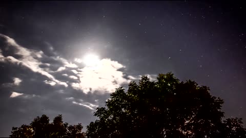 moon in timelapse