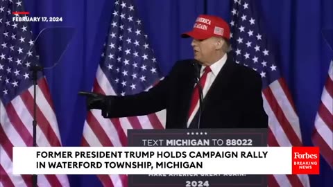 '85 Million Of Us Are Going To Vote For This Guy!'- Trump Invites Auto Worker On Stage At MI Rally