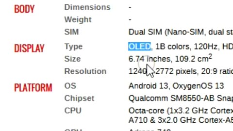 OnePlus 12R 5G with 6.74 inch Display, 50 MP Camera, 8/18GB RAM 512GB ROM