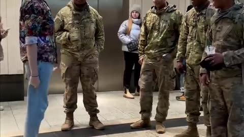 amazing surprise to soldiers