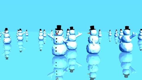 Dancing snowmen drawings, very cool fun, see kk