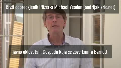 Bivši podpredsjednik Pfizer-a - Mike Yeadon