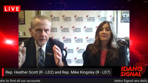 Rep. Heather Scott (R-LD2) and Rep. Mike Kingsley (R-LD7) on Border Invasion and end of session