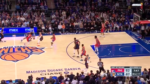 New York Knicks vs Philadelphia 76ers Game 2 Full Highlights
