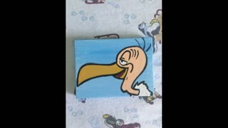 Beaky Buzzard Painting