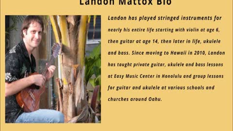 Landon Mattox Guitar Ukulele and Bass Lessons