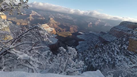 Grand Canyon snow