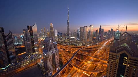 Night view of Burj Dubai