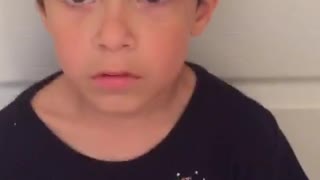 Little Boy Shaves His Eyebrows, Doesn’t Like His New Ones