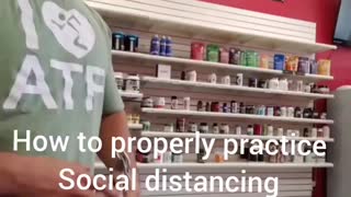 How to properly social distance