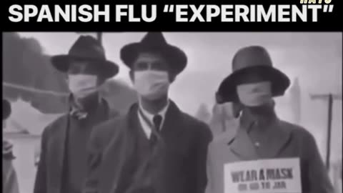 1918 Spanish flu experiment - injecting bacteria and vaccine shedding