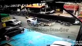 En video quedó registrado ataque de sicarios a hombre en Bucaramanga