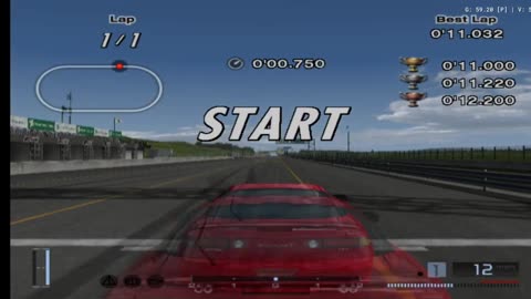 Gran Turismo 4 - License Test B-2 Gameplay(AetherSX2 HD)