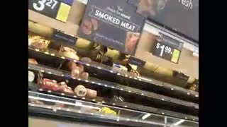 Walmart intentionally low on food