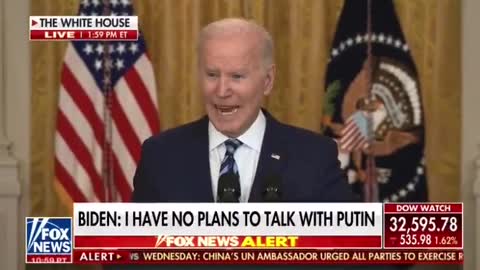 Reporter to Biden: "Is Putin going to hit America with nukes?"