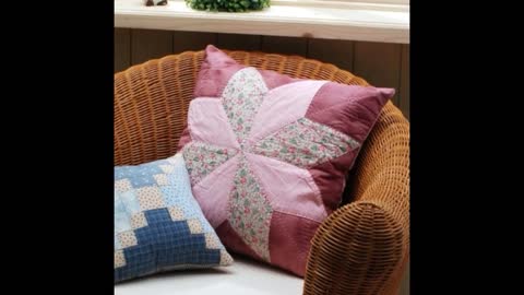 112 Super Pillow Craft Ideas with Fabric Patchwork