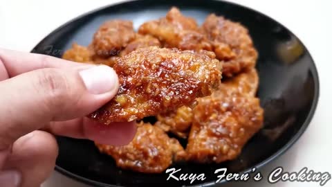 Honey garlic butter chicken wings by kuya fern's coocking