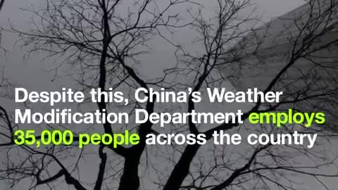 -La Cina investe nel controllo del clima