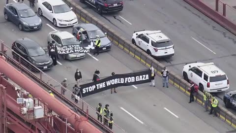 The Golden Gate Bridge has been Shut Down by Pro-Palestine Protesters