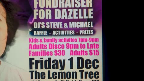 Dazelle Promo for her Disco Fundraiser this 1st December