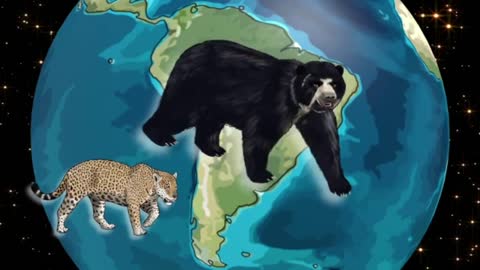 Animals also began to spread across South and North America
