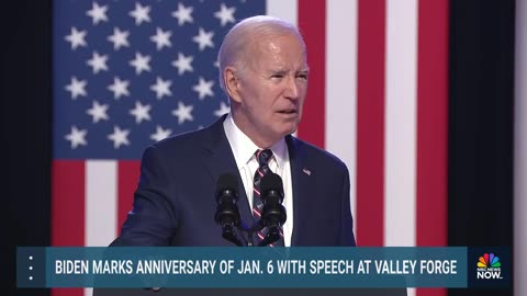 Hateful speech from this Biden Regime at Valley Forge