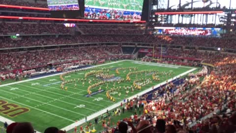 USC Trojan Marching Band Tusk