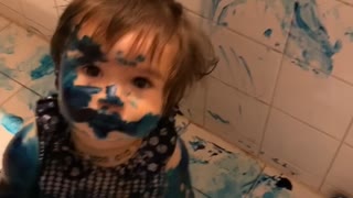 Troublesome Toddlers Make a Mess with Paint