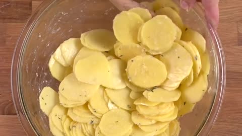 Parmesan Potato Stacks