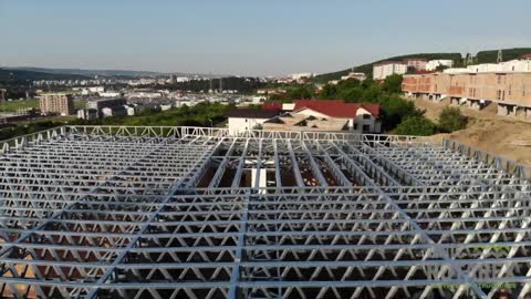 Steel roof done by Unic Rotarex® - The Steel Structures Factory