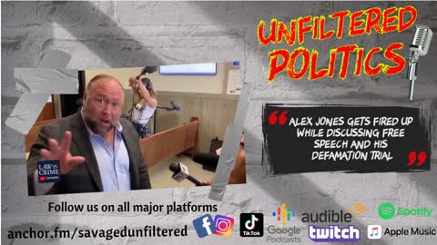 Alex Jones Gets Fired Up While Discussing Free Speech and His Defamation Trial