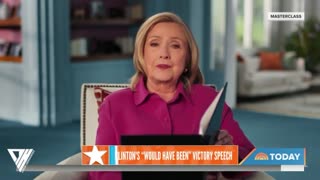 Hillary Clinton Breaks Down in Tears as She Reveals Speech She Would Have Given if She Won in 2016