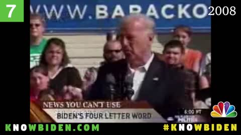 13 Biden Gaffes