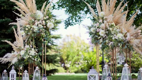 Wedding Arch Flowers * Call (310) 422-9654 | Black Orchid Flowers