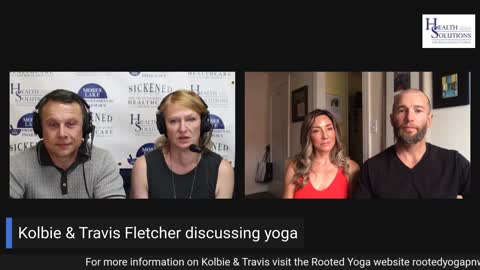 Kolbie & Travis Fletcher Sharing Yoga Success Stories with Shawn & Janet Needham RPh WA