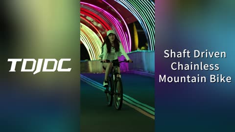 Let's enjoy the shaft driven chainless mountain bike~