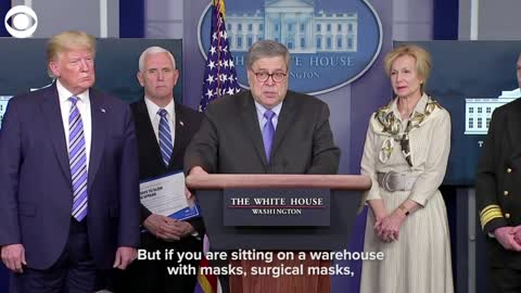 AG William Barr announces he's going after people hoarding supplies amid coronavirus outbreak